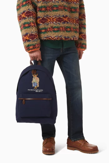 Polo Bear Backpack in Canvas
