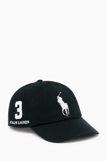 Embroidered Cap in Cotton