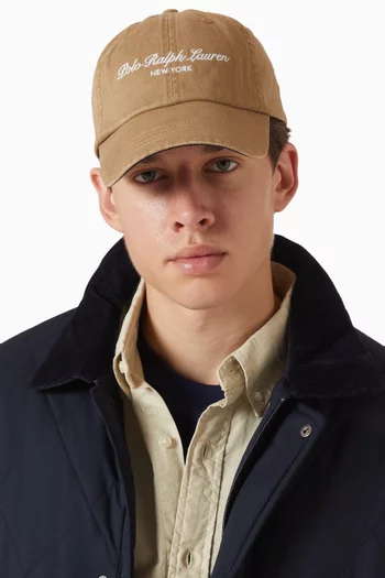 Embroidered Cap in Cotton