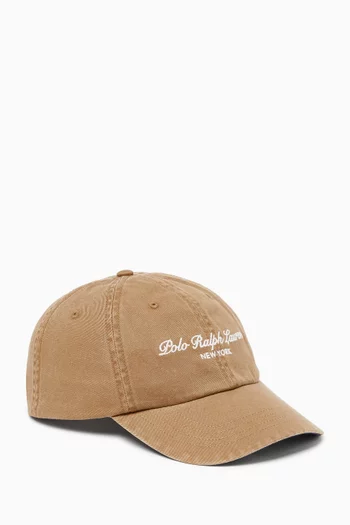 Embroidered Cap in Cotton