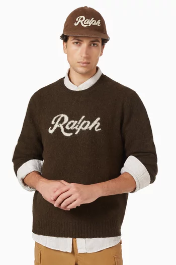 Logo Patch Cap in Cotton Twill