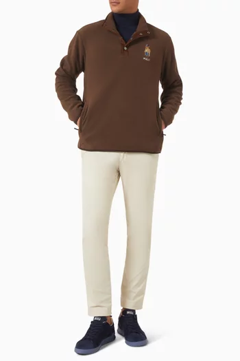 Knit Sweatshirt in Fleece