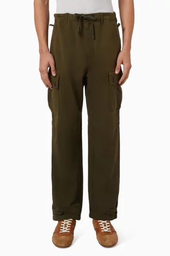 Drawstring Cargo Pants in Cotton