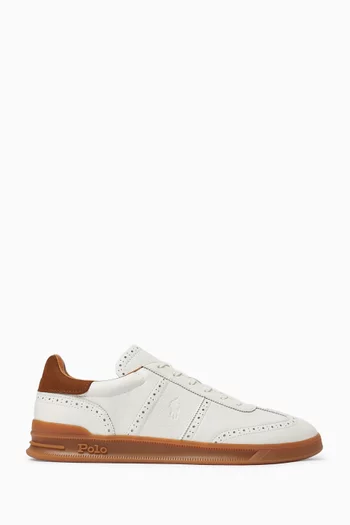 Heritage Aera Brogue Sneakers in Leather