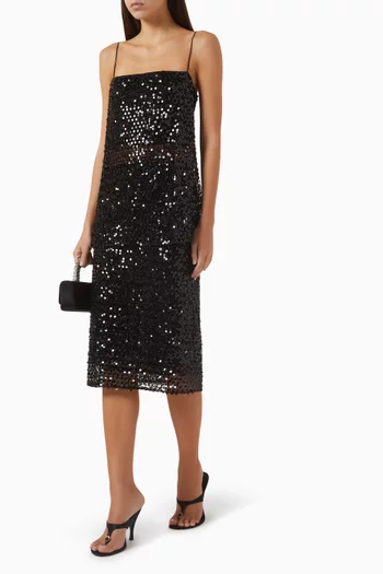 Everly Sequin Midi Skirt