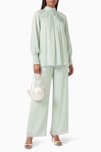 Alder Co-ord Set in Viscose-georgette