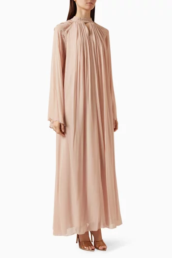 Astrin Maxi Dress in Georgette