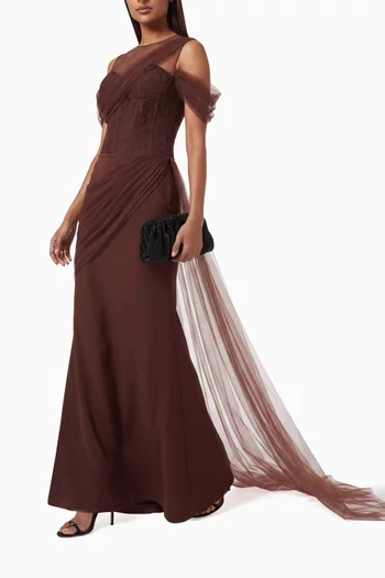 Drape Corset Dress