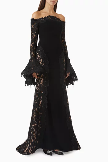 Chantilly Gown in Crepe