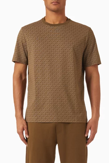 Signature Logo-print T-shirt in Cotton-jersey