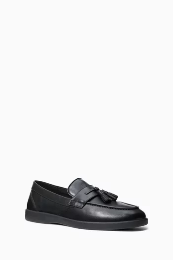 Wesley Tassel Loafers in Leather