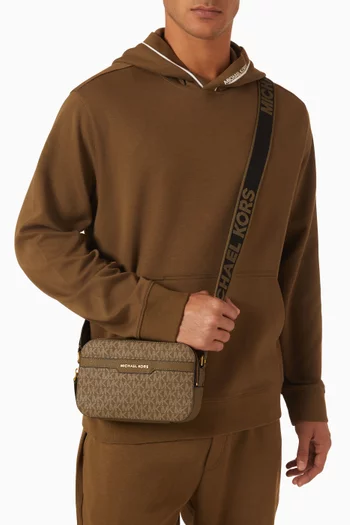 Hudson Signature Camera Bag in Signature Canvas