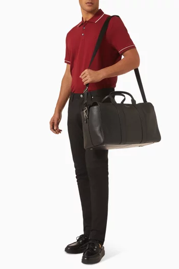 Slouched Duffle Bag in Leather