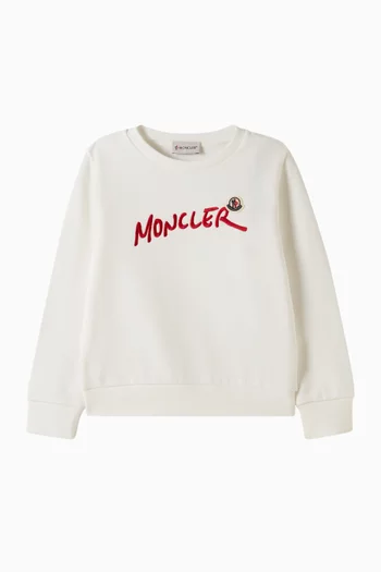 Logo-print Sweatshirt in Cotton