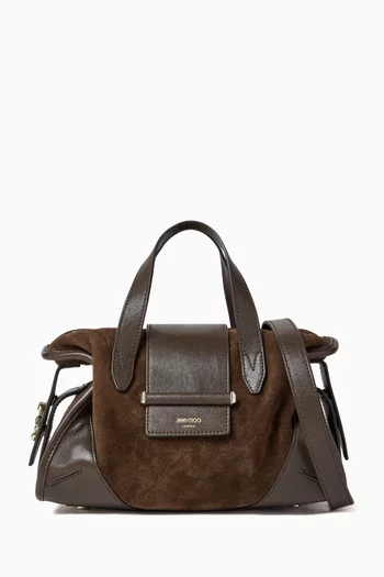 Small Bar Filo Tote Bag in Suede