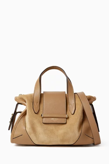 Bar Filo S Top-handle Bag in Suede & Leather