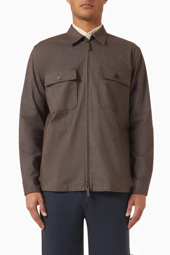 Zip Shirt Jacket