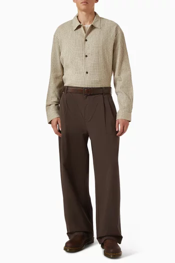 Check Shirt in Seersucker