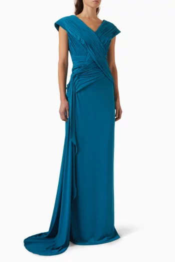 Off-shoulder Dress in Jersey