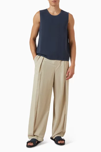 Knit Tank Top in Linen Blend