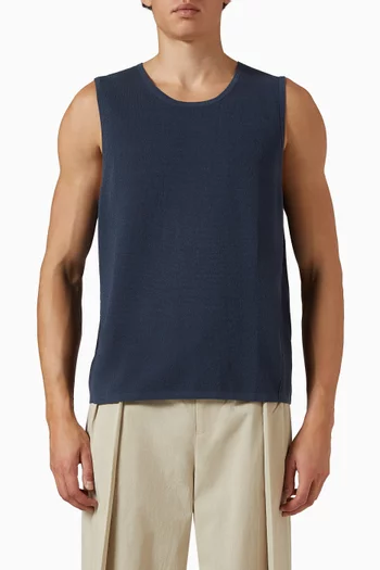 Knit Tank Top in Linen Blend