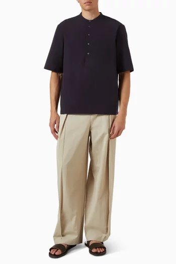 Henley Shirt in Cotton