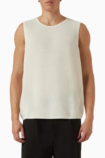 Knit Tank Top in Linen Blend