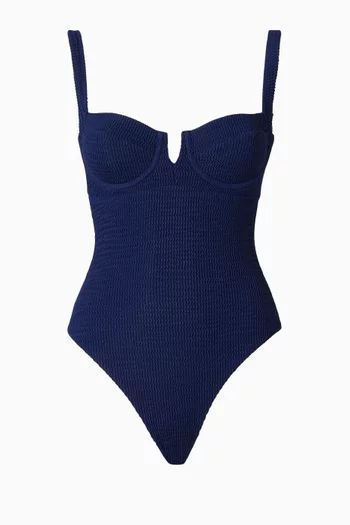 Clovelly One-piece Swimsuit in Crinkle