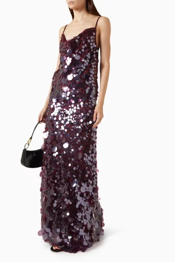 Sequin Waterfall Slip Top