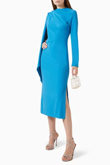 Zahn Cape Dress