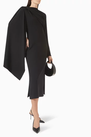 Zahn Cape Dress