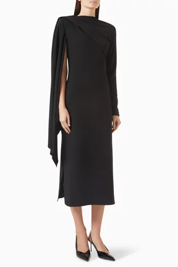 Zahn Cape Dress