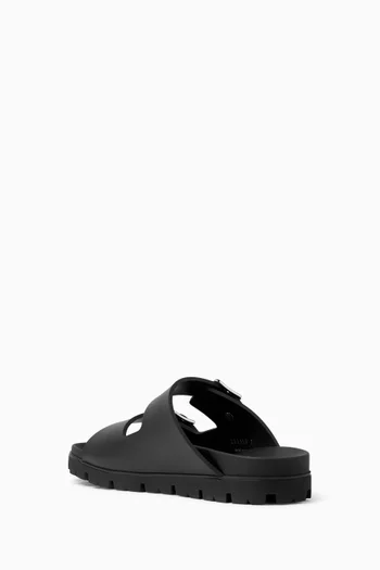 Logo Sandals in Rubber