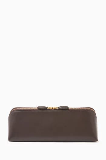 Small Delta Clutch Bag in Calfskin