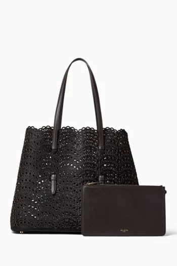Mina 37 Medium Tote Bag in Vienne Wave Calfskin