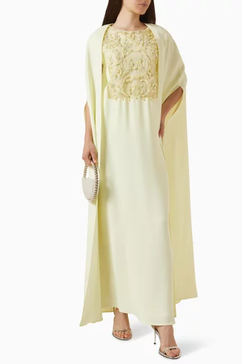 Embellished Cape Kaftan
