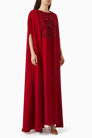 Embellished Cape Kaftan