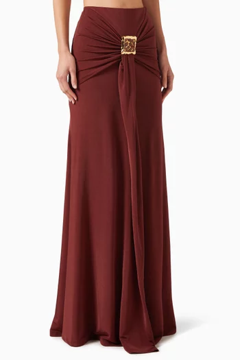 Helo Gathered Skirt in Jersey