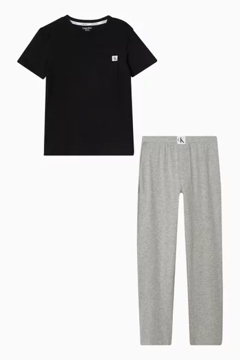 Knit Pyjama Set in Cotton
