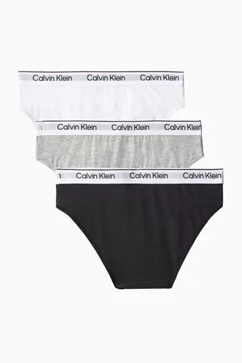 Logo Bikini Briefs, Set of 3