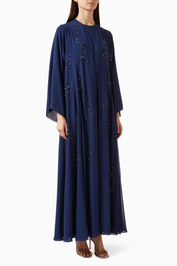 Embellished Abaya Set in Chiffon