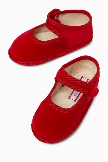 Rosso Bébé Ballerina Flats
