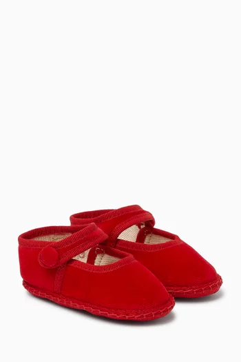 Rosso Bébé Ballerina Flats
