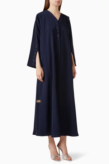 Bead-embroidered Abaya