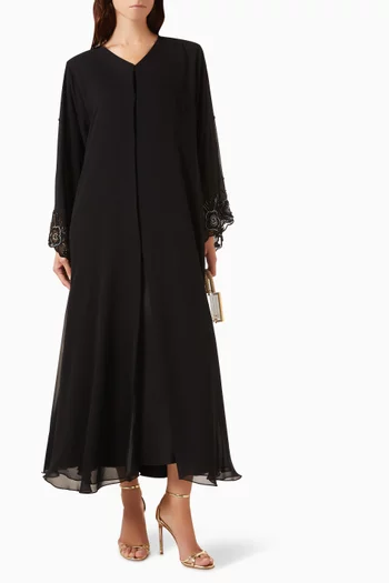 Bead-embellished Abaya
