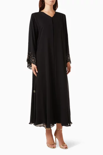 Bead-embellished Abaya