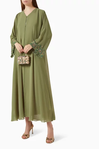 Bead-embellished Abaya