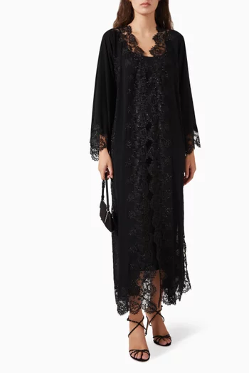 Bead-embellished Abaya