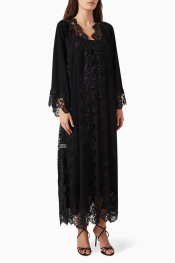 Bead-embellished Abaya