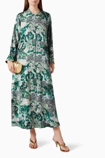 Printed Abaya